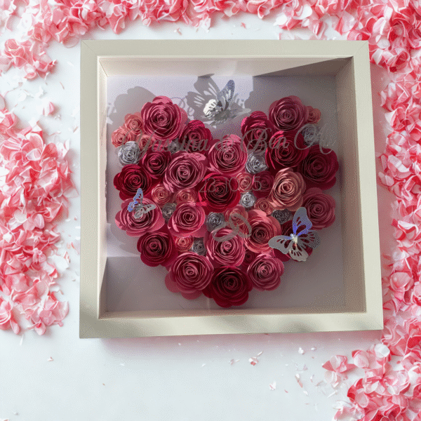 Cadre fleuri Mariage