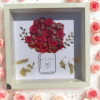 Cadre vase fleuri