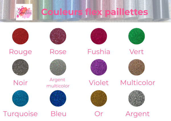 Couleurs flex paillettes (1) Sac “Bijoux”