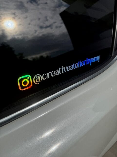 Sticker véhicule