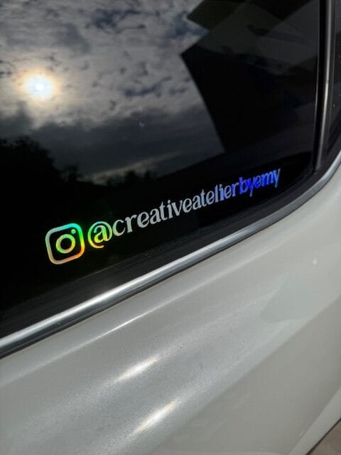 Sticker véhicule