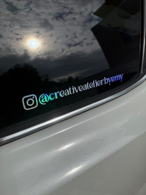 Sticker véhicule