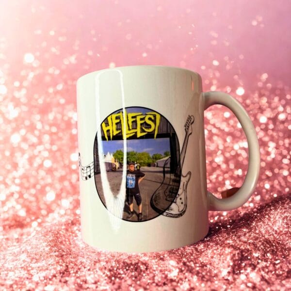 Mug souvenir personnalisé – Création sur mesure avec photo, texte et thème au choix