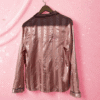 Pyjama cintre Pyjama satiné « Princesse » – Flocage pailleté rose