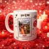 St valentin Mug Saint-Valentin personnalisé – Souvenir photo couple (350 ml)