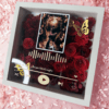 cadre musique Cadre personnalisé Saint-Valentin – Fleurs en papier & musique
