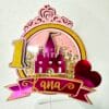 Cake topper Princesse Paillettes