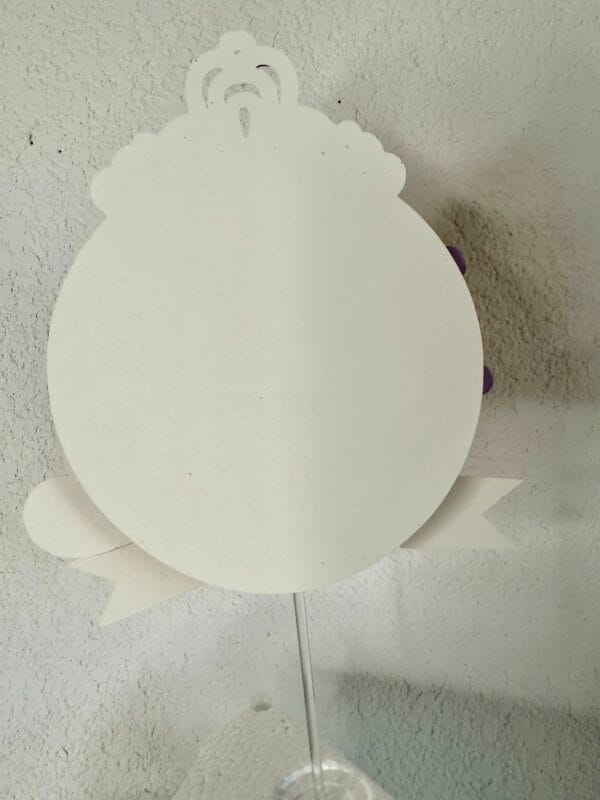 Cake topper Princesse Paillettes