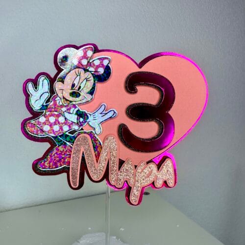 Cake topper Minnie Mouse