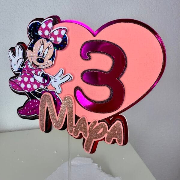 Cake topper Minnie Mouse