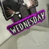 img_2396 Cake topper Wednesday Mercredi Addams