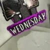 Cake topper Wednesday Mercredi Addams